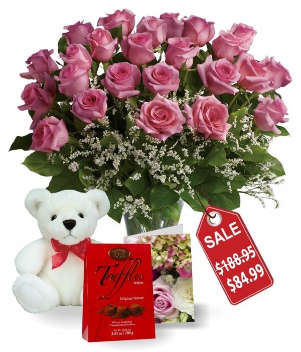 24 Bouquet de roses pour la fête des mères - Bundle 1