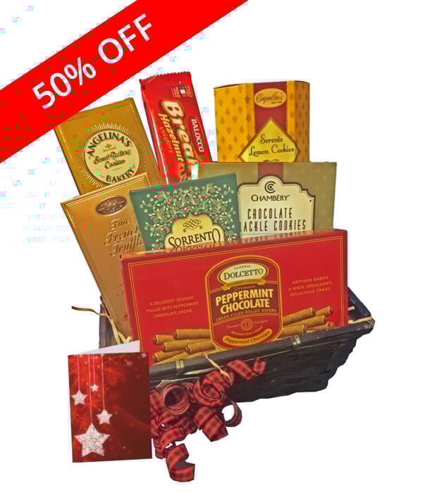 Collection de paniers-cadeaux gastronomiques pour la Saint-Valentin