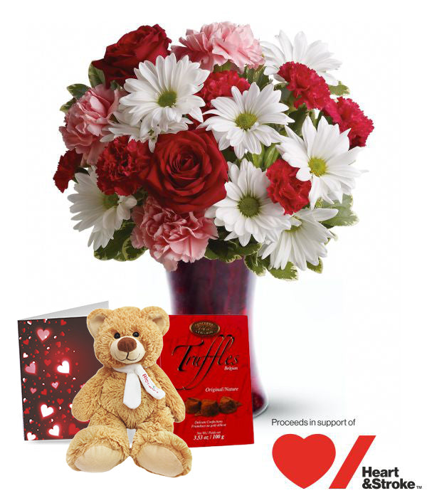 Coffret cadeau Saint-Valentin Heartfelt Kisses