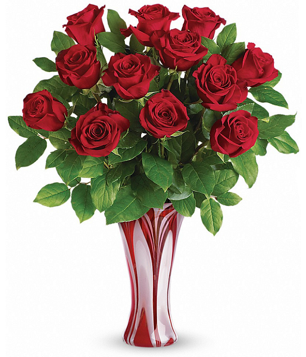 12 bouquet de roses rouges à tige extra longue pour les occasions romantiques