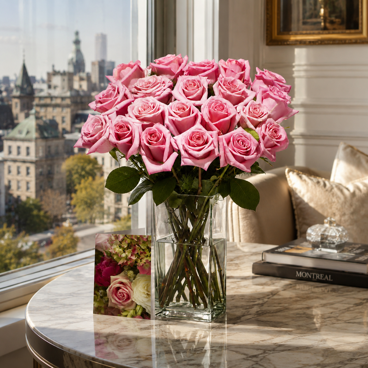 Bouquet de 24 Roses Roses