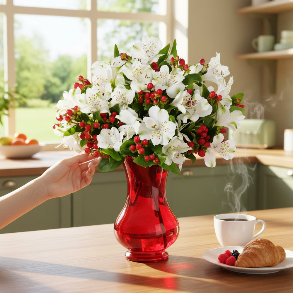 60 Blooms of Holiday Lilies - Flower Delivery New Zealand