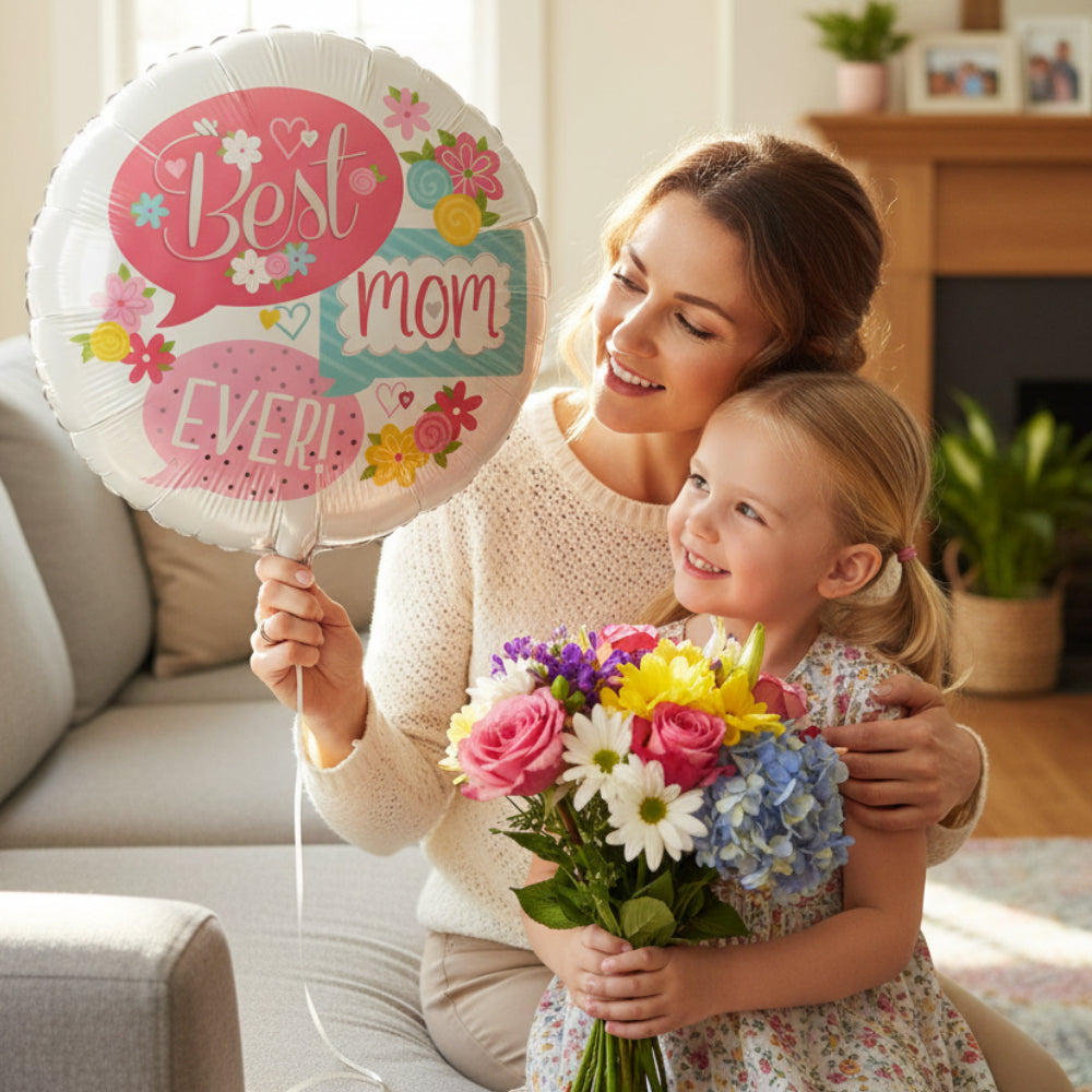 Ballon Fête des Mères – « Meilleure Maman »