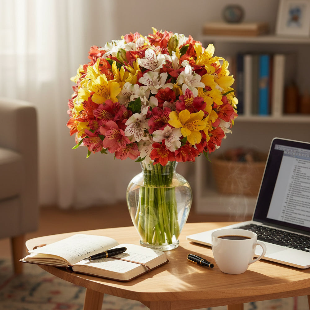 Alstroemeria Cluster Bouquet - XL
