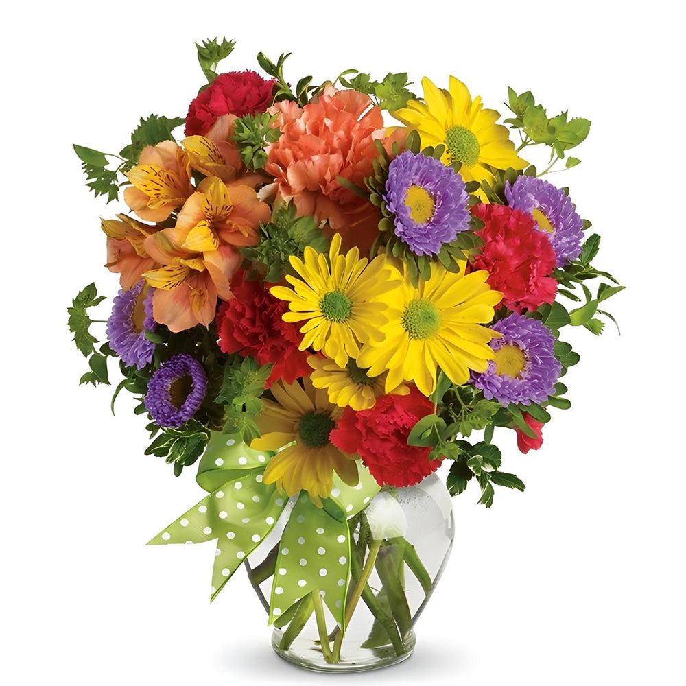 Bouquet Personnalisé de Roses Multicolores - Toutes Occasions