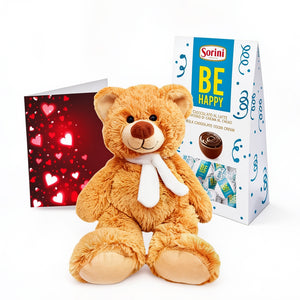 L'Extra Parfait pour Tous les Bouquets : Ensemble Peluche & Chocolats