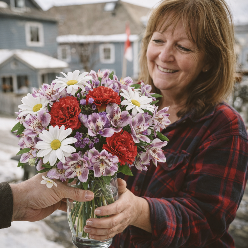 Belles fleurs pour la fête des mères