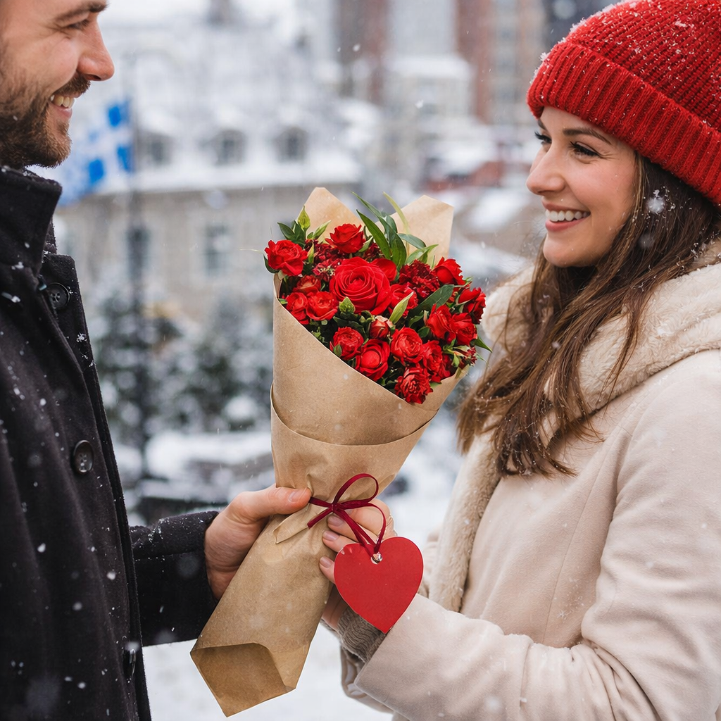 Bouquets noués à la main pour la Saint-Valentin II