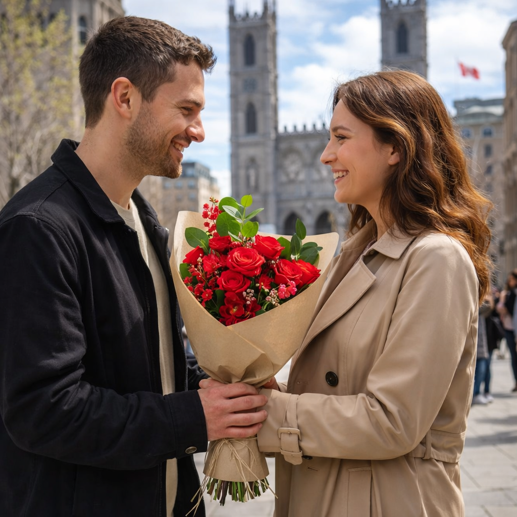Bouquets noués à la main pour la Saint-Valentin III