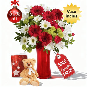 Cloches de Noël festives III : Avec un ours et une  carte