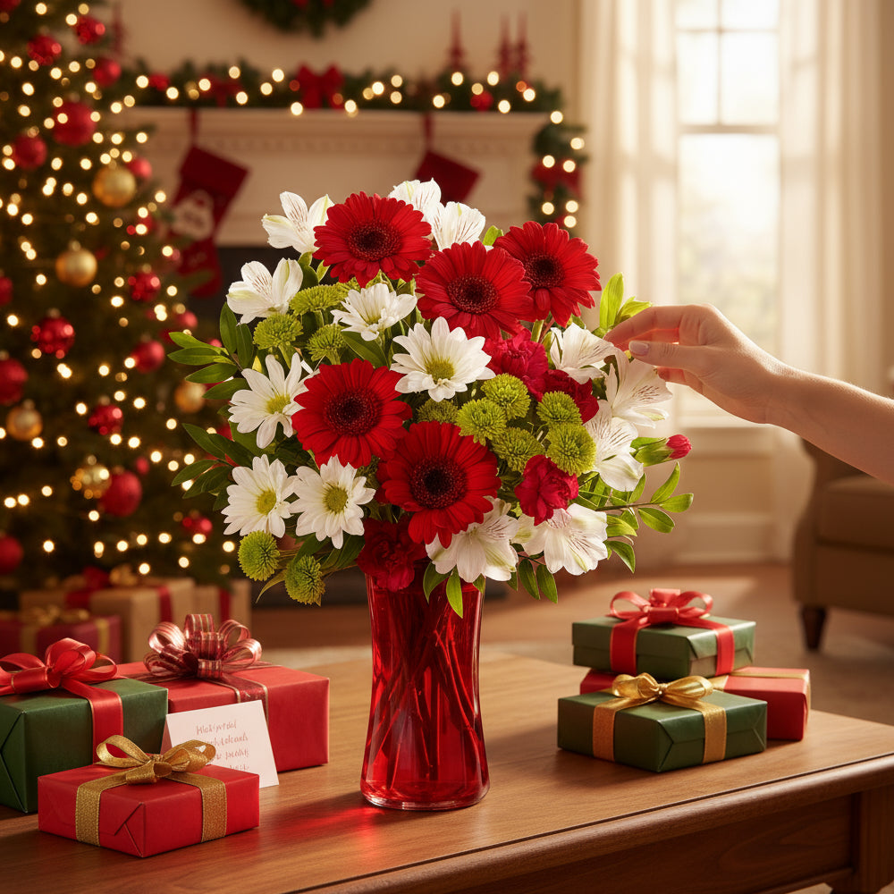 Cloches de Noël festives III : Avec un ours et une  carte