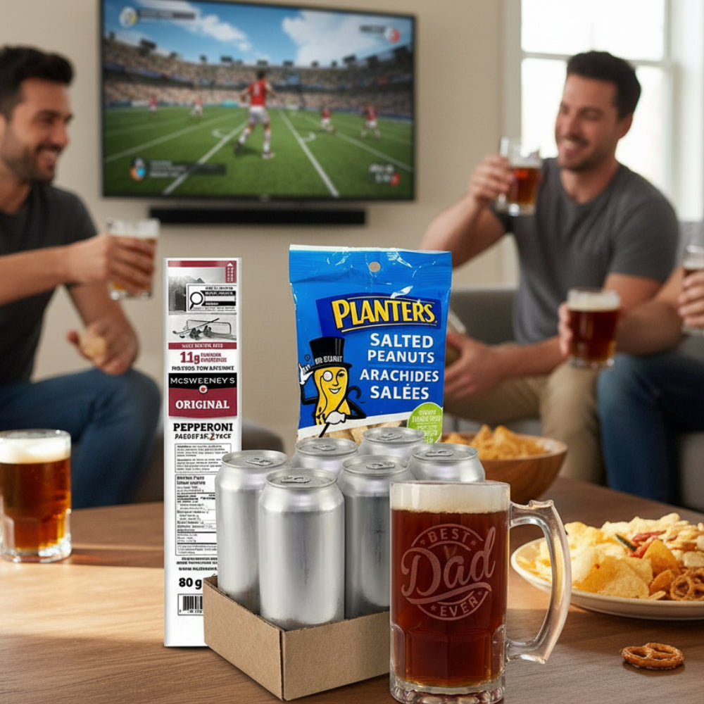 Father's Day Beer Gift Set with Combo VIII Mug