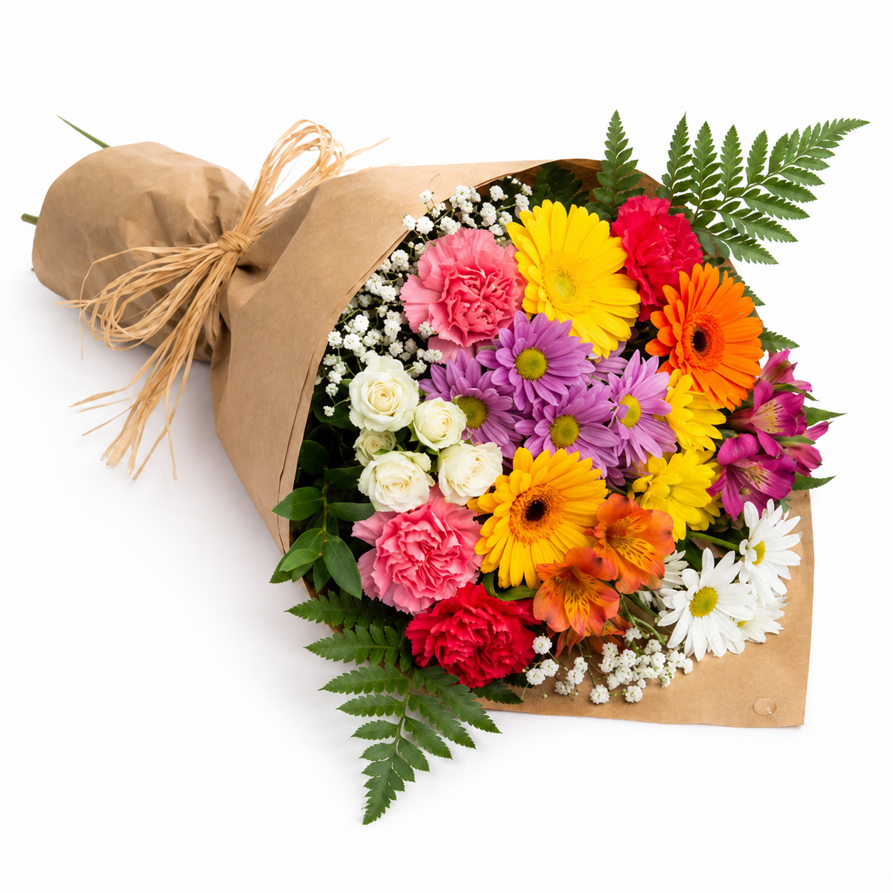 Choix du fleuriste – Couleurs vives