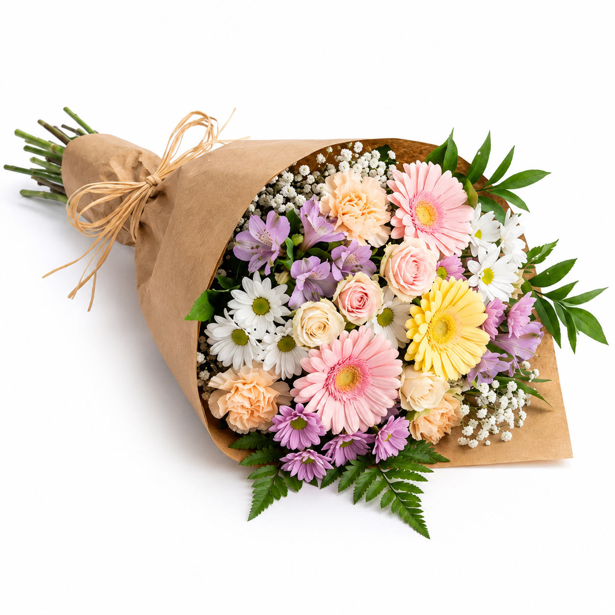 Choix du fleuriste – Couleurs pastel