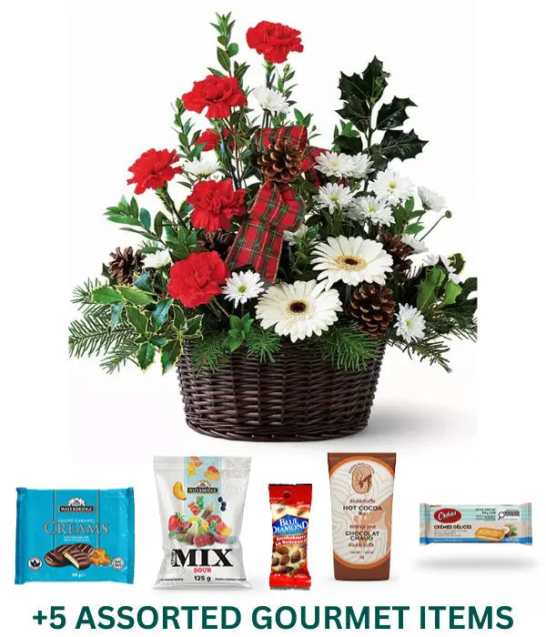 Panier Joie de Noël + Trousse gourmande