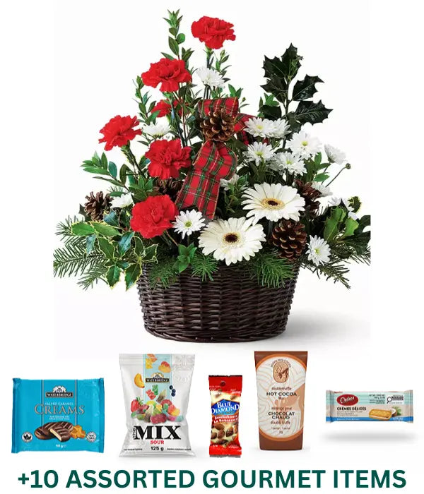 Panier Joie de Noël + Trousse gourmande