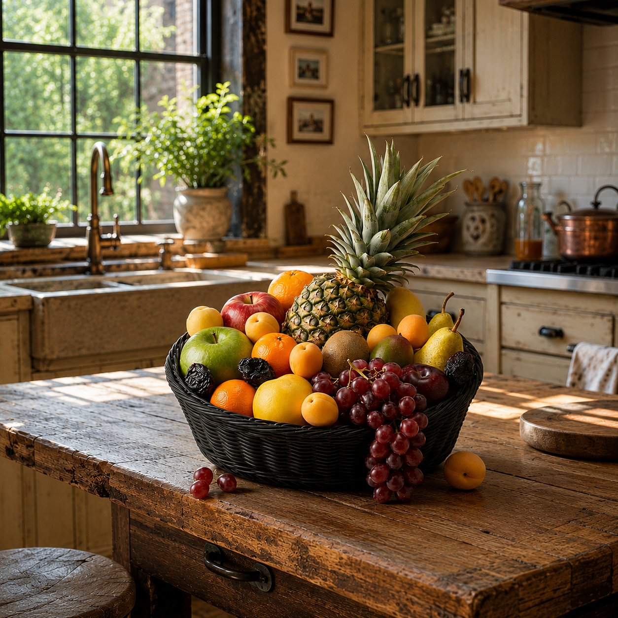 Panier de fruits classique – Grand