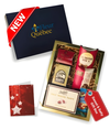 Coffret Cadeau Gourmand Sucré Salé Luxe Fêtes : Chocolat, Truffes, Fudge, Amandes Salées