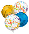 Bouquet de ballons festifs de félicitations - Lot de 4