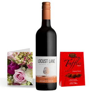Decadent Vin Rouge Truffes Chocolatées Carte-Cadeau