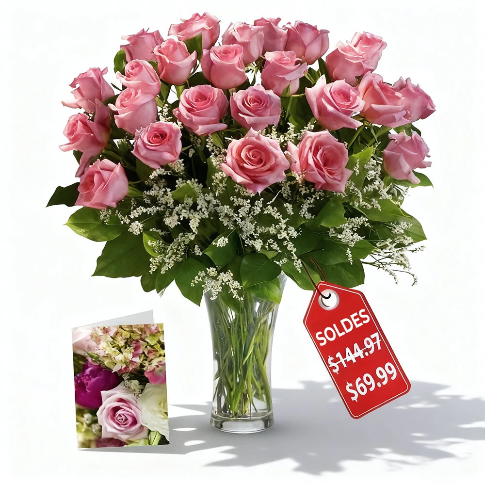 Deux Douzaines de Roses Fête des Mères I