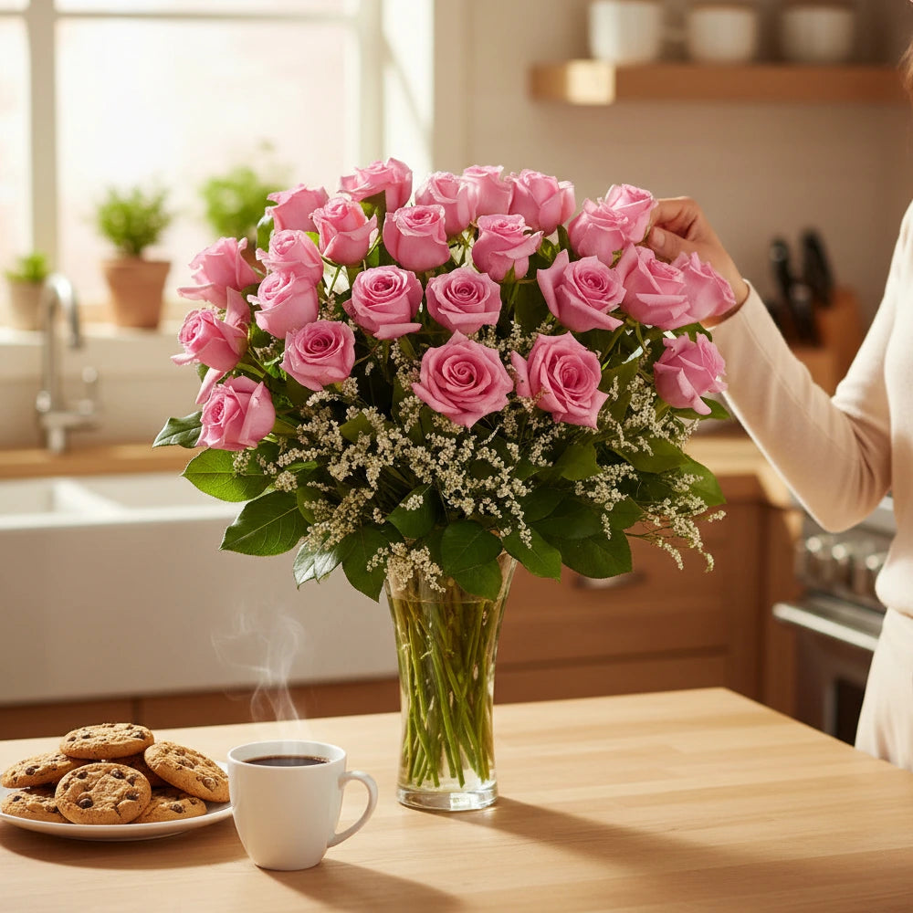 Deux Douzaines de Roses Fête des Mères I