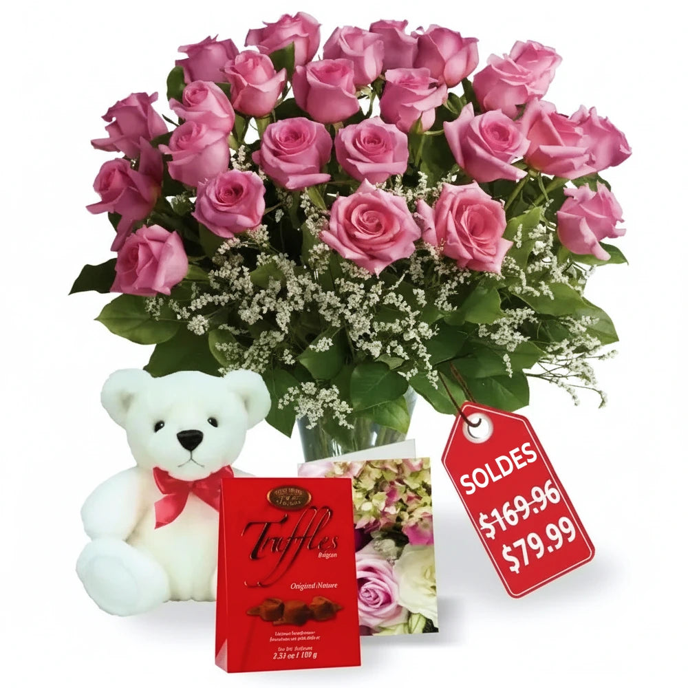 Deux Douzaines de Roses Fête des Mères III