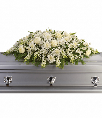 Élégant Lumière éternelle Funeral Cercueil Spray
