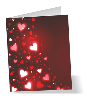 carte de souhaits LOVE pleine grandeur Fleur Québec