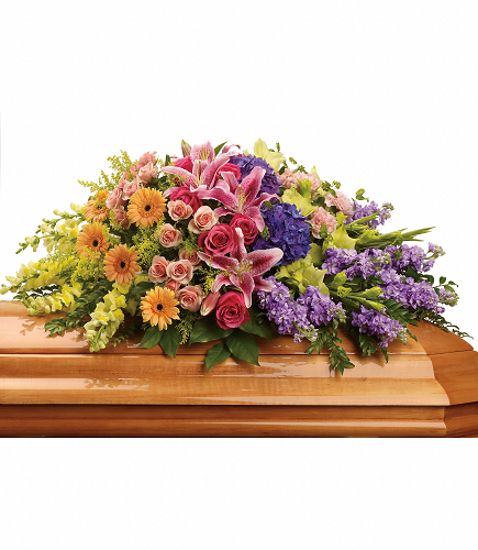 Élégant Sweet Memories Floral Cercueil Spray pour Funérailles