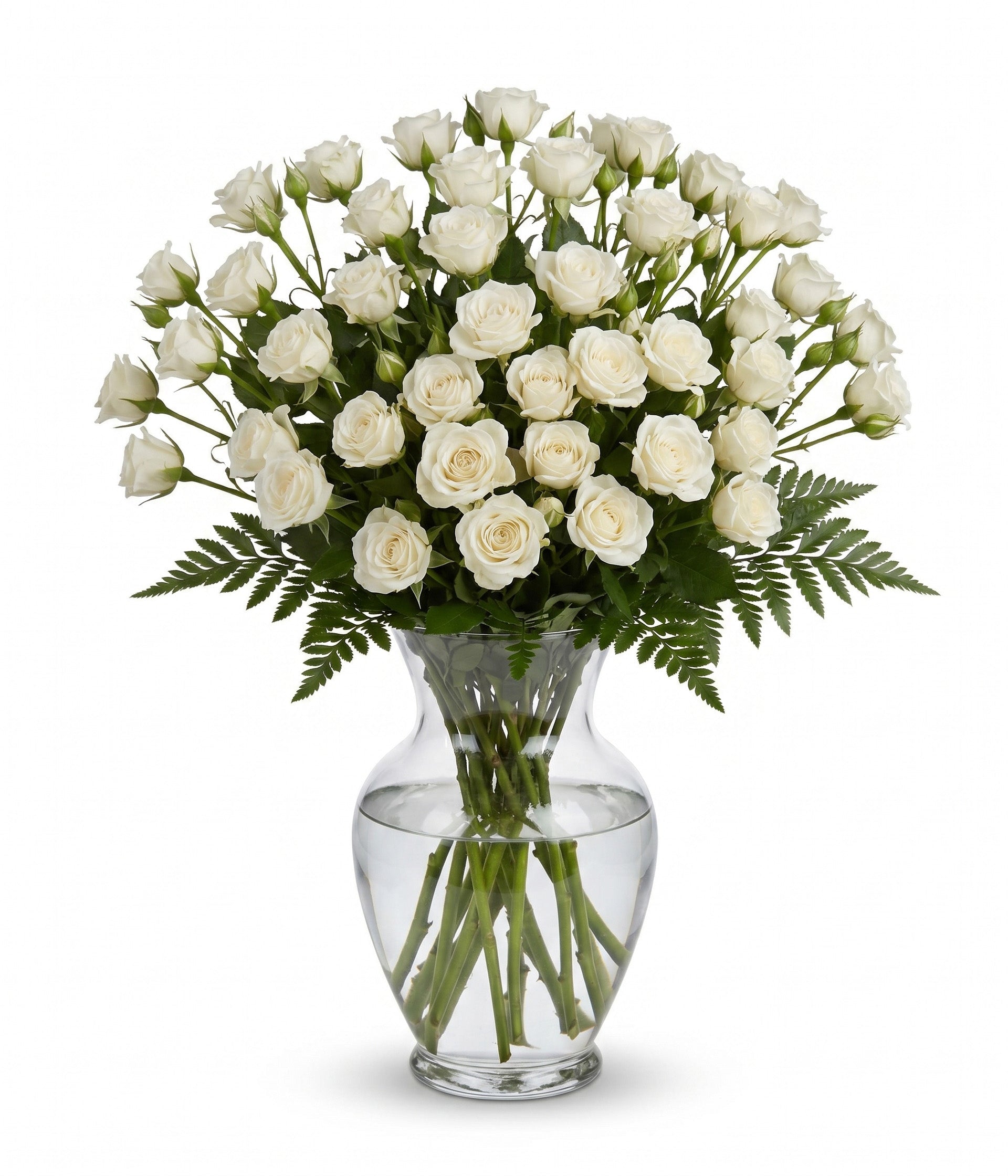 100 roses spray blanches Fleur Québec