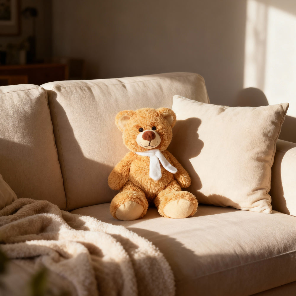 Ours en Peluche Câlin - Enfants et Adultes – Compagnon de bouquet - Fleur Quebec