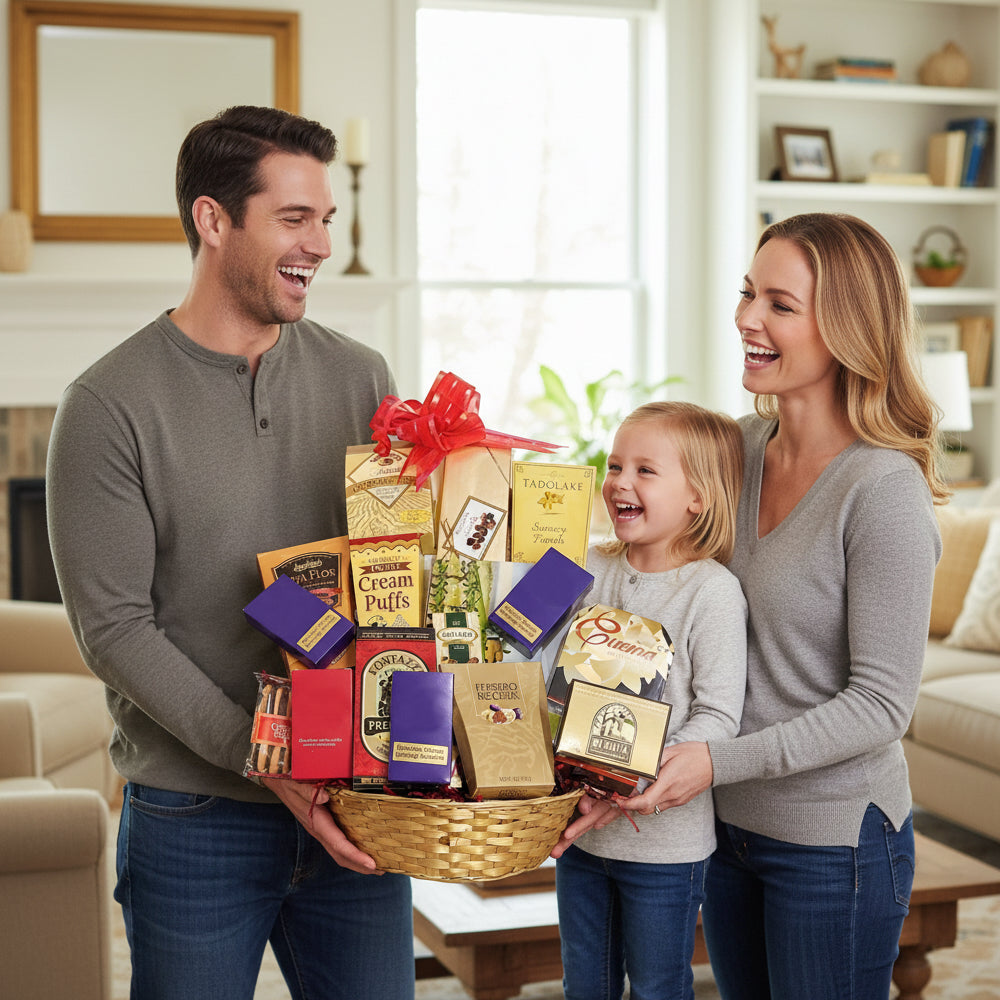 Luxury Lindt Lindor Gift Basket - Sorini Italian Jellies and Chocolates