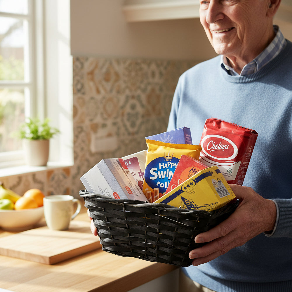 Tea & Snack Gift Basket