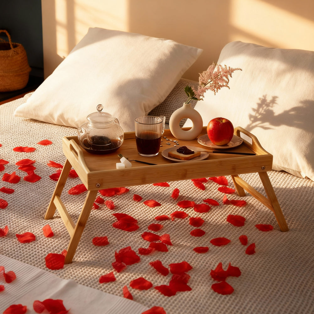 Pétales de Roses Rouges Fraîches - Mariage et Décoration