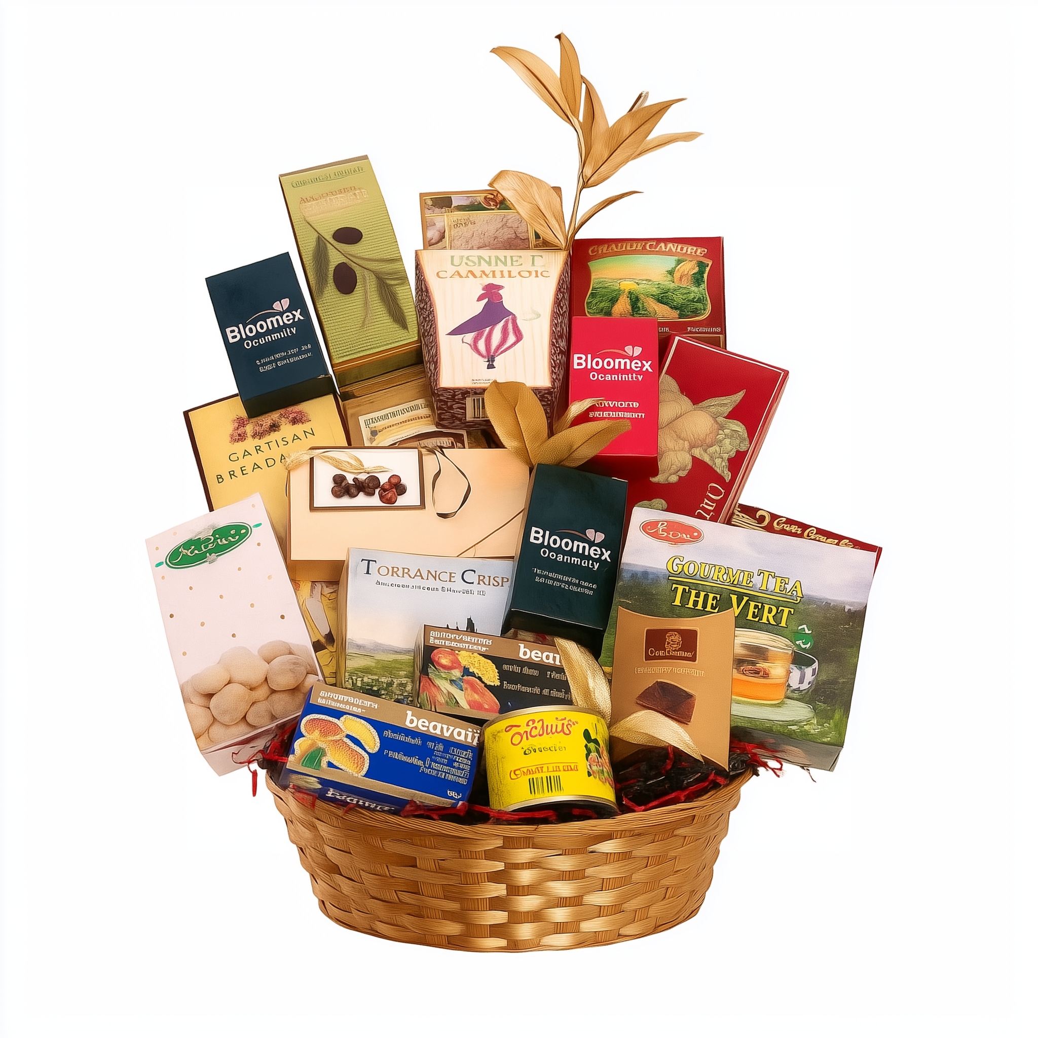 Panier Cadeau Luxury - Chocolats, Fruits de Mer Fumés et Truffes - Entreprise Fleur Québec