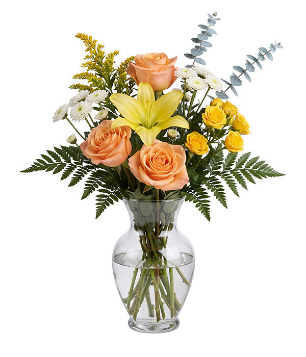Bouquet Soleil Pêche