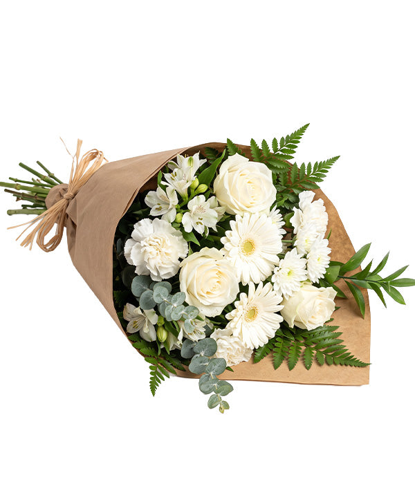 noué à la main élégant blanc collection 1