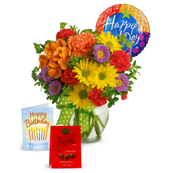 Coffret cadeau ultime pour célébration d’anniversaire Fleur Québec