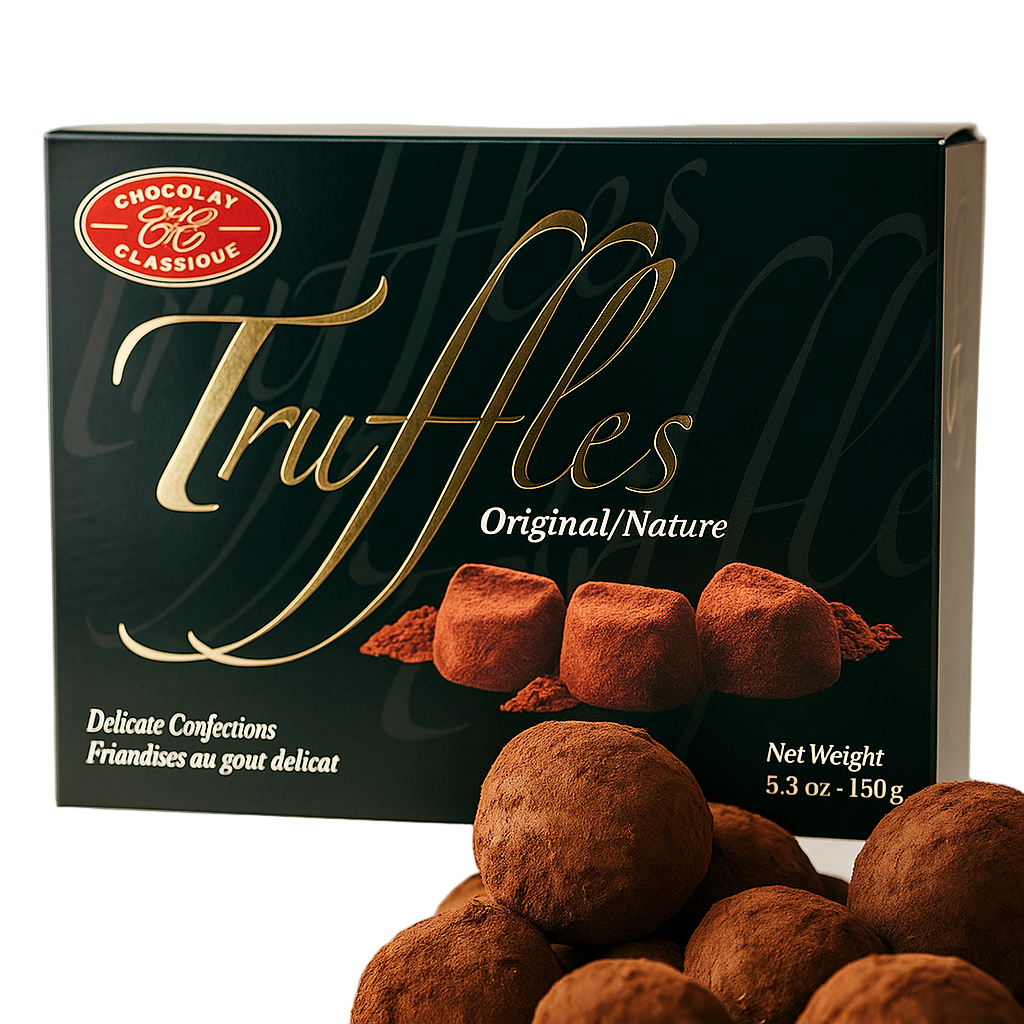 Truffes gourmandes au chocolat belge - Bonbons artisanaux de luxe