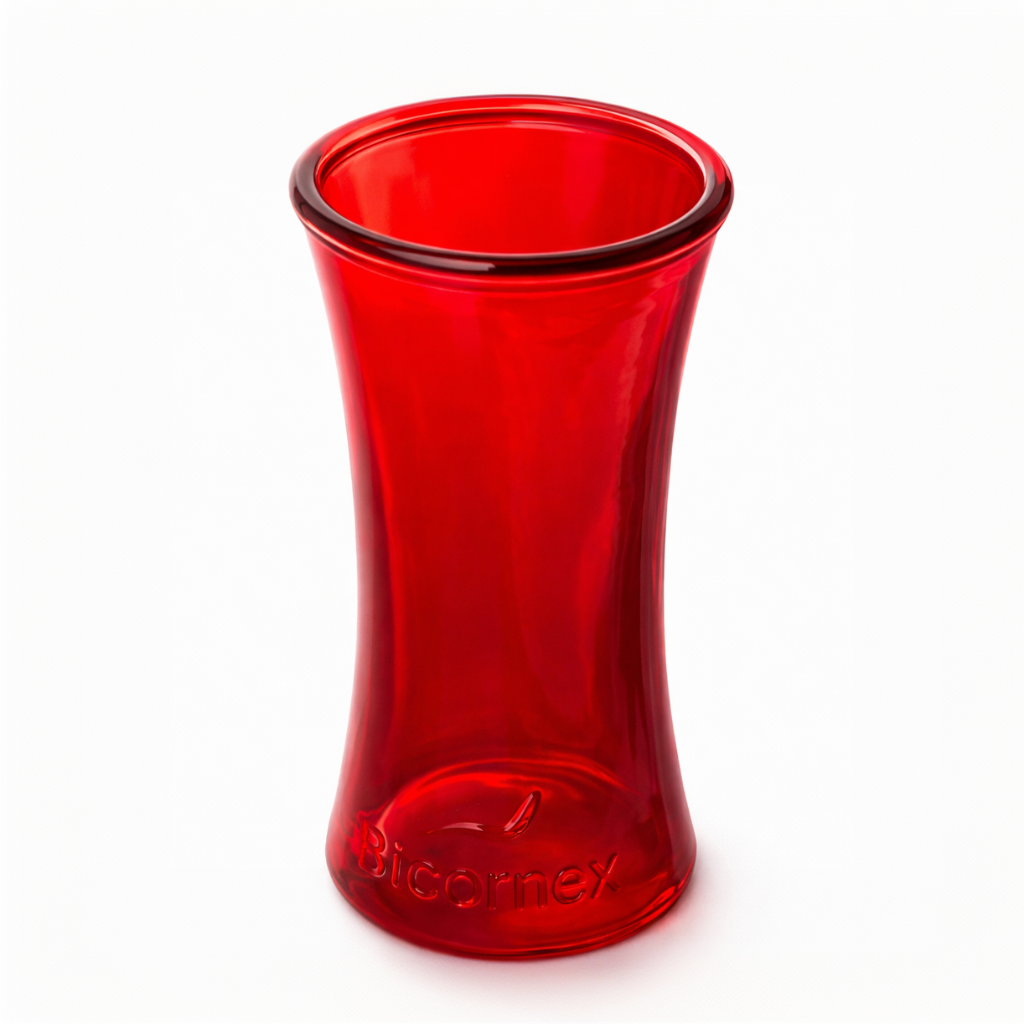 Vase Rouge en Verre