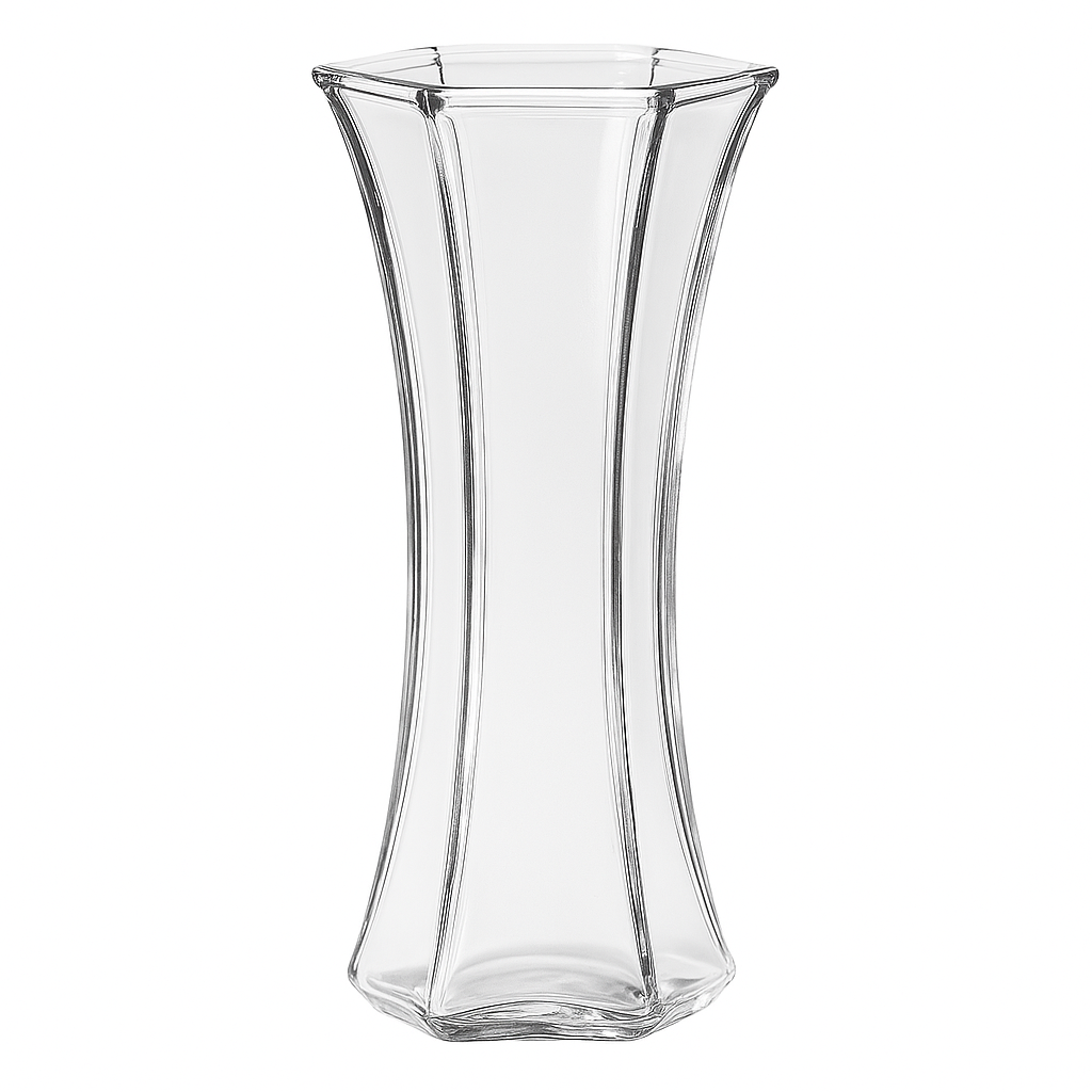 Vase en verre artisanal pour la décoration intérieure