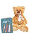 Coffret cadeau carte d’anniversaire et ours en peluche