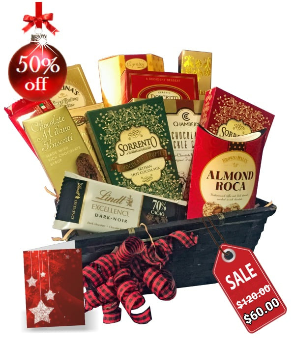 Panier-cadeau gourmand de Noël Collection II