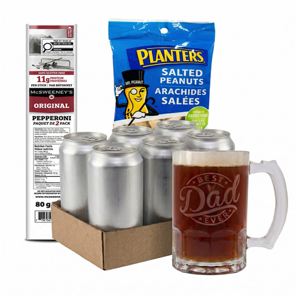 Father's Day Beer Gift Set with Combo VIII Mug