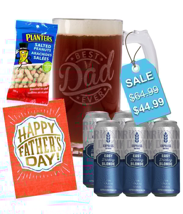 Coffret cadeau bière fête des pères avec tasse Combo VI