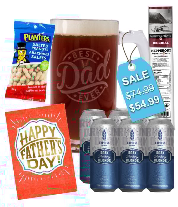 Coffret cadeau bière fête des pères avec mug Combo VIII