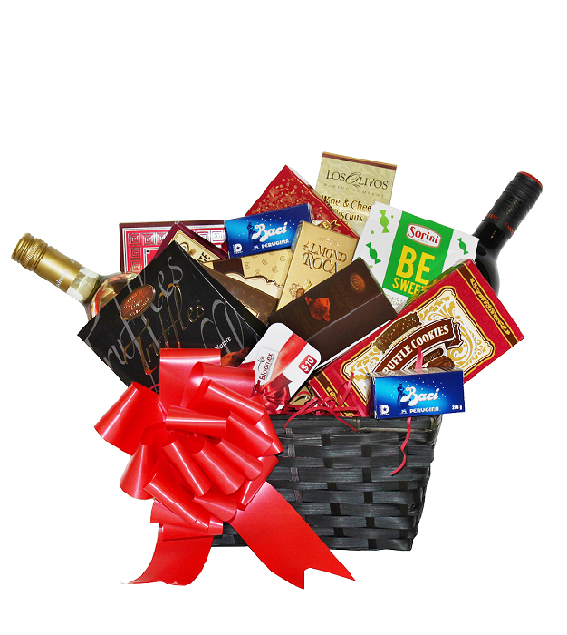 Panier-cadeau gastronomique de vins et de mets pour les grandes occasions