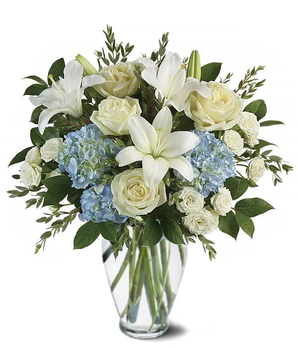 Bouquet Hanoucca, bleu et blanc