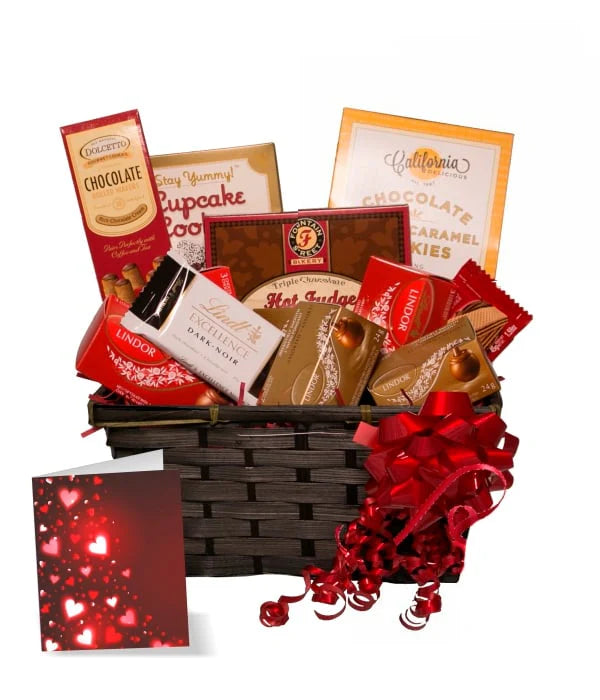 Panier Cadeau Premium Lindt - Chocolat Chaud et Sablés - Édition Spéciale